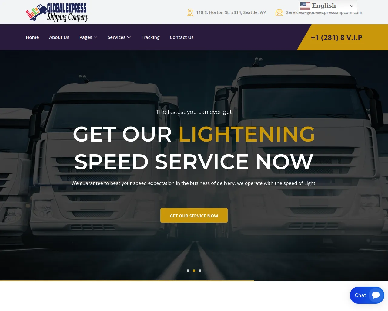Screenshot of globalexpressshipcom.com