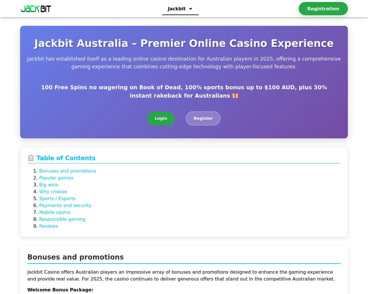 Screenshot of jackbitaustralia.com