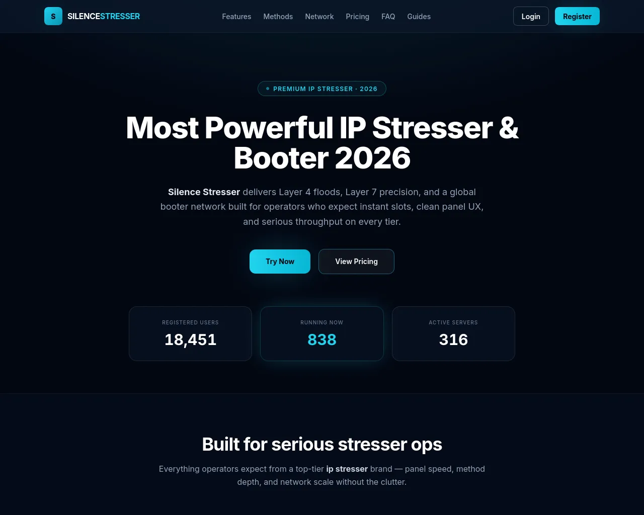 Screenshot of silencestresser.com