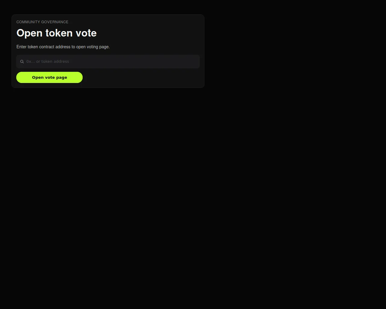 Screenshot of okxlistingvote.com