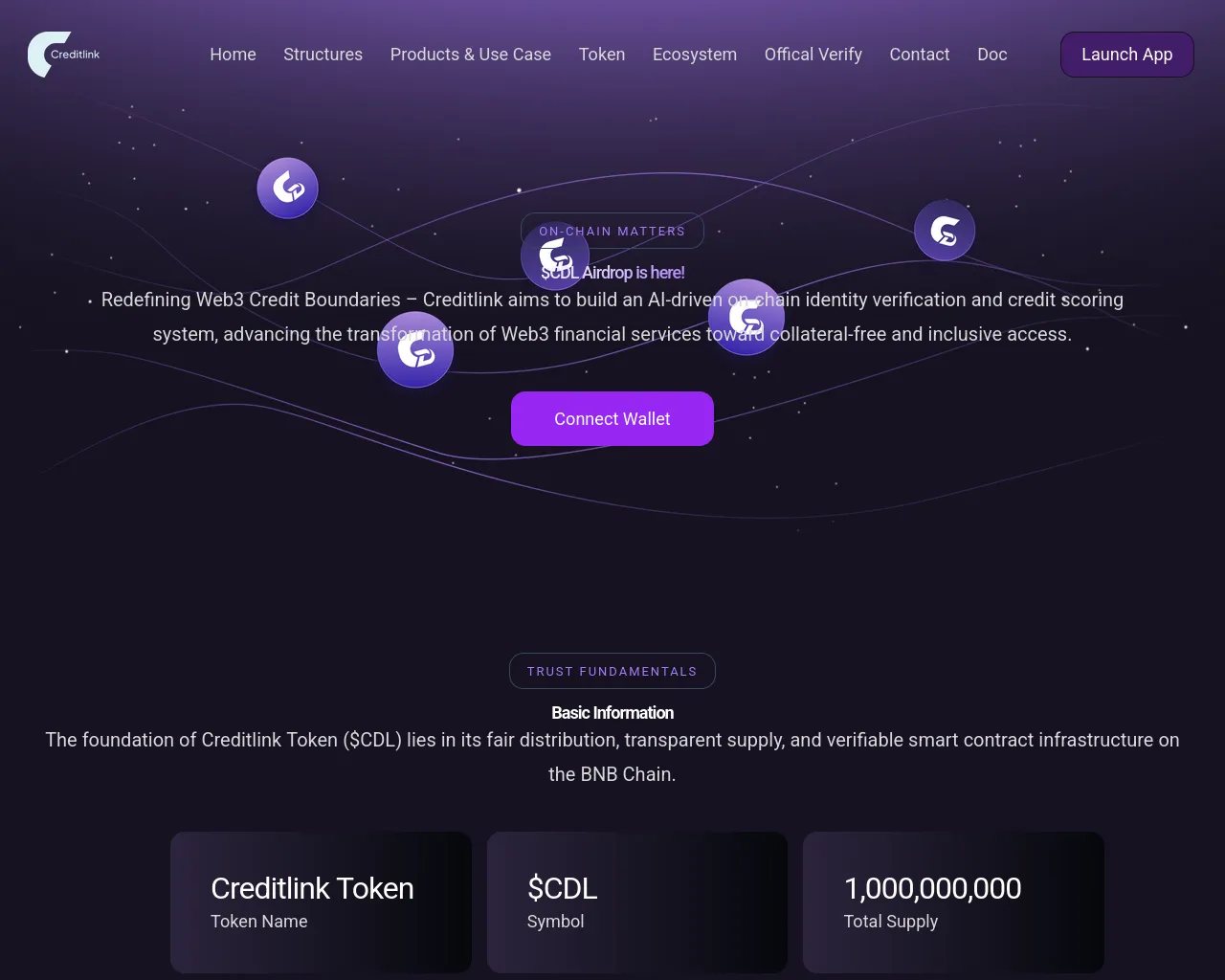 Screenshot of creditlink.live