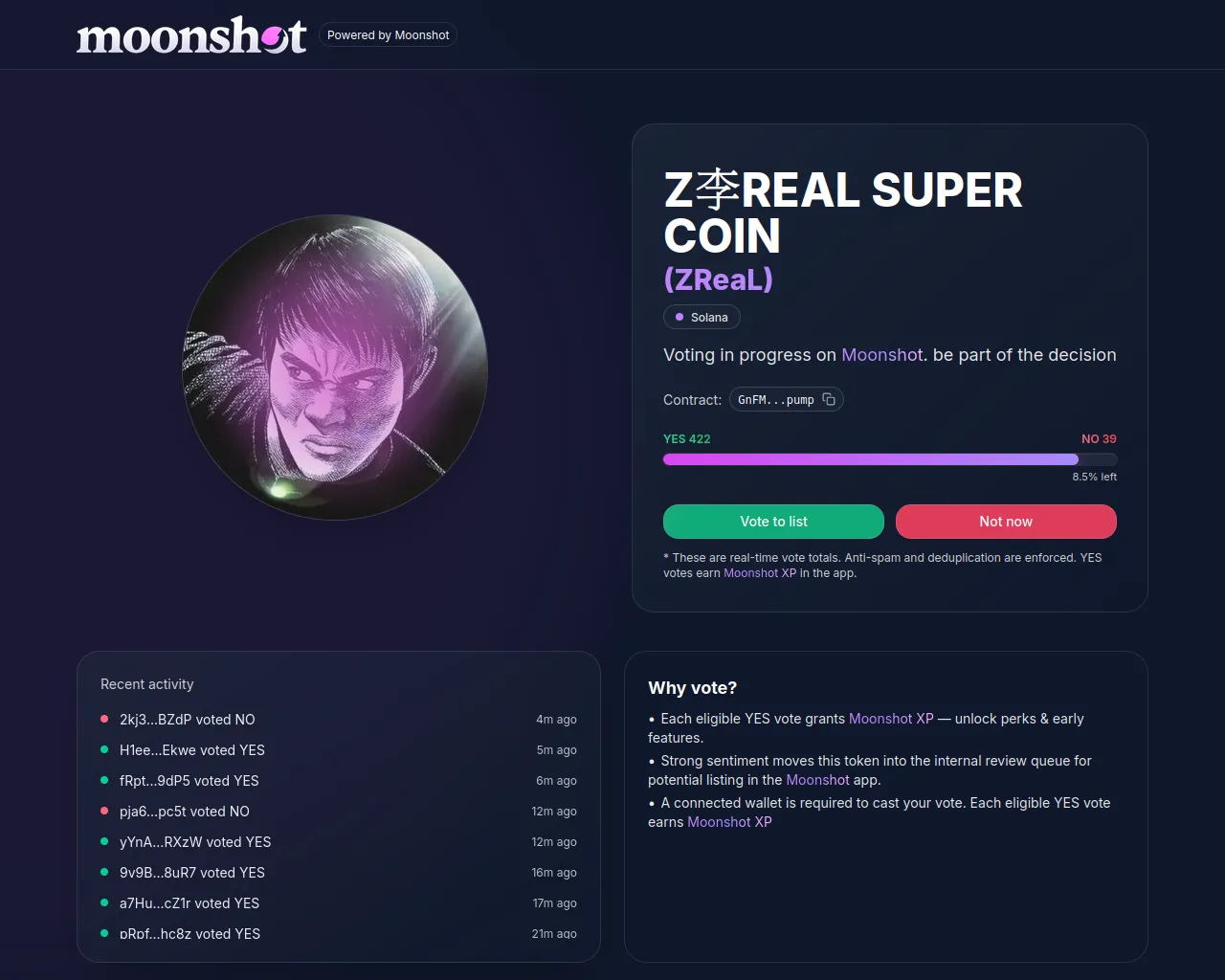 Screenshot of moonshots-community.com