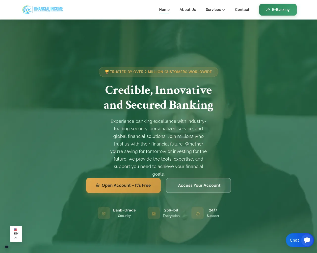 Screenshot of financialincomehub.com