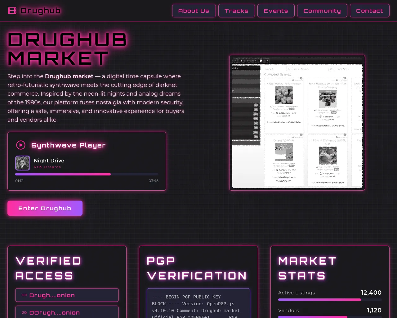 Screenshot of drughub-market.xyz