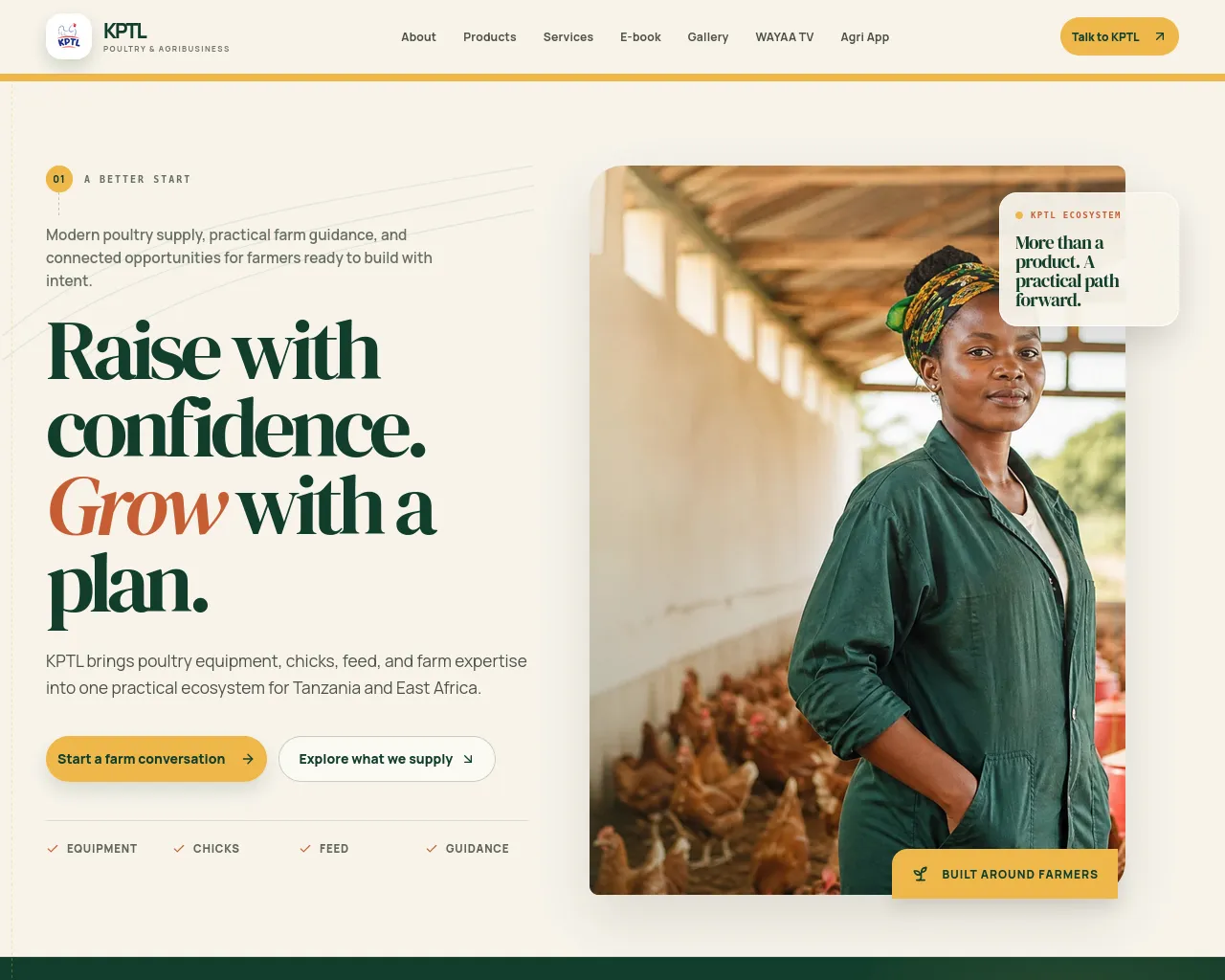 Screenshot of kptlagri.com