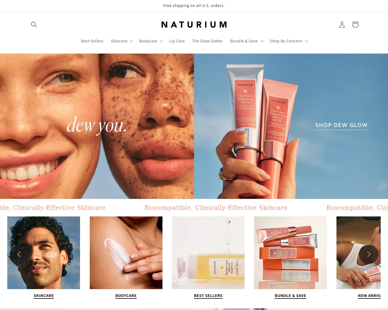 Screenshot of naturiumrt.shop