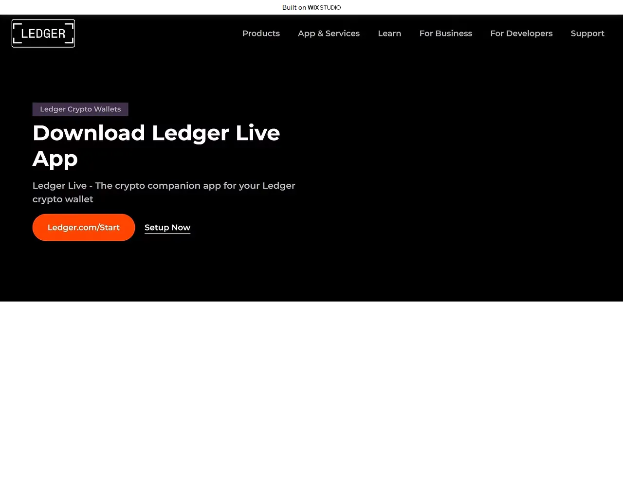 Screenshot of starts-lexdger.wixstudio.com