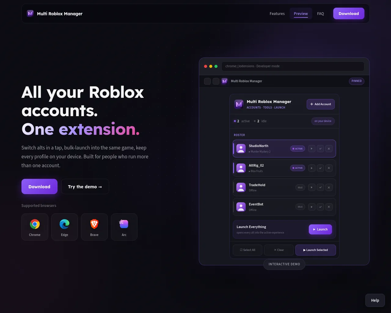 Screenshot of romulti.to