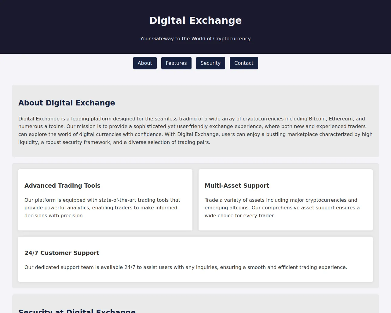 Screenshot of digitalexchangeids.live