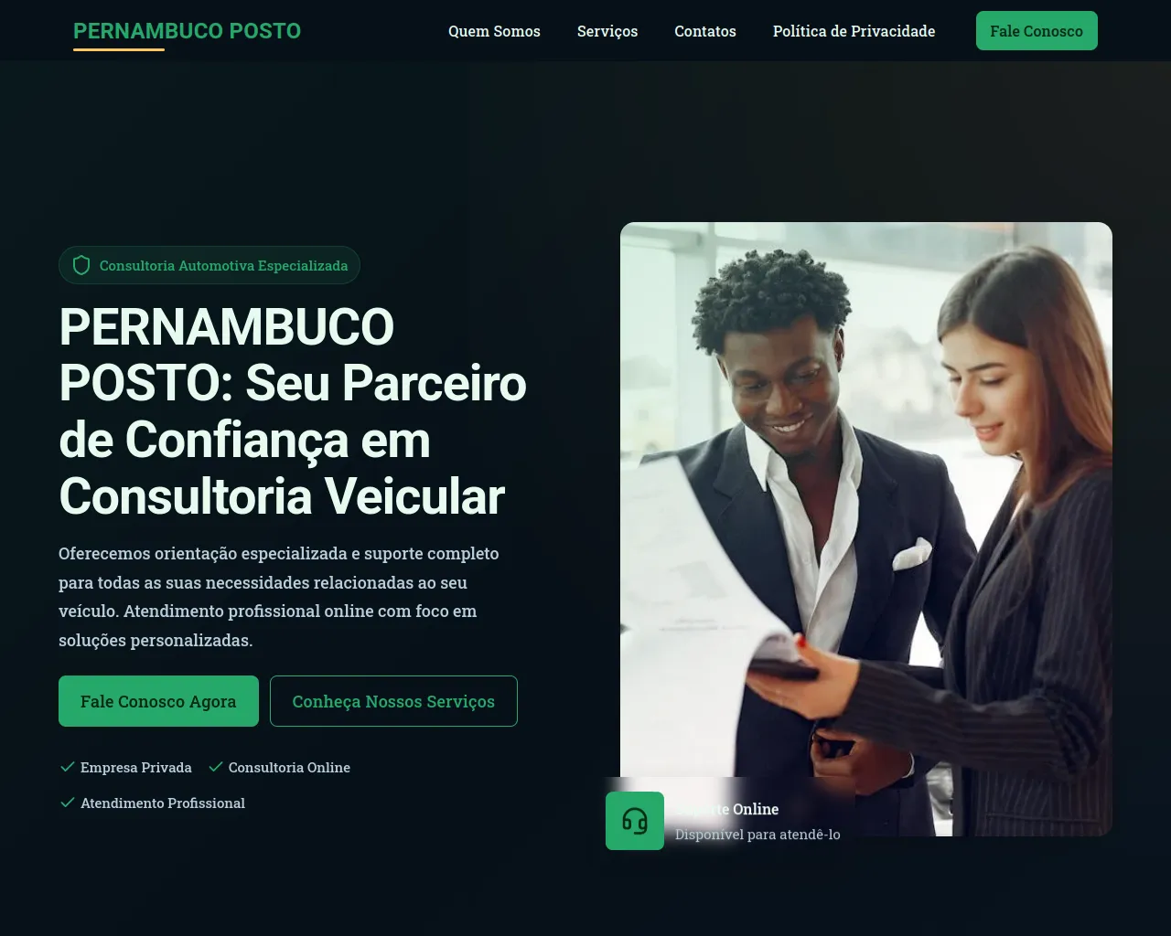 Screenshot of meuportalcliente.com