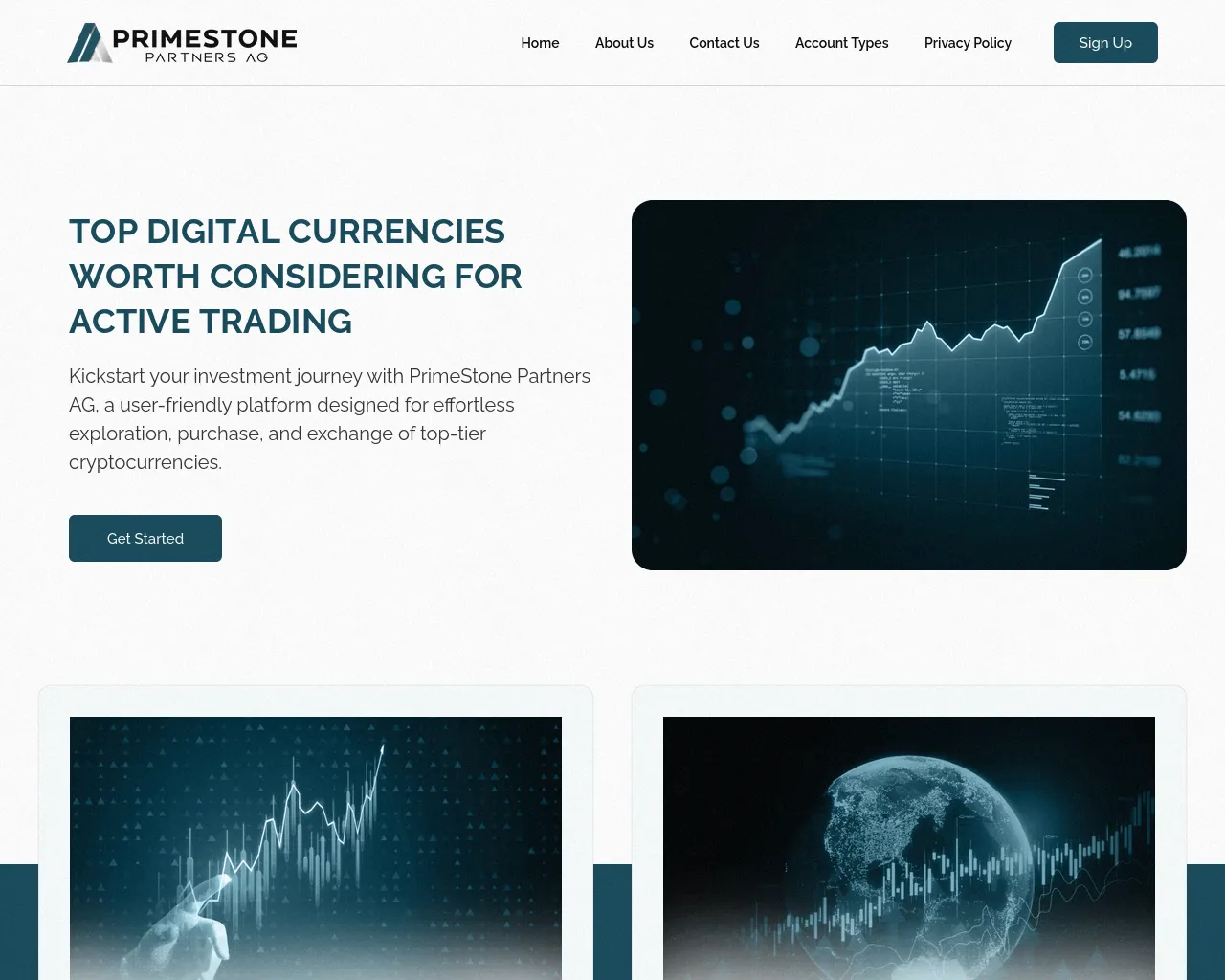 Screenshot of primestonepartnersag.com