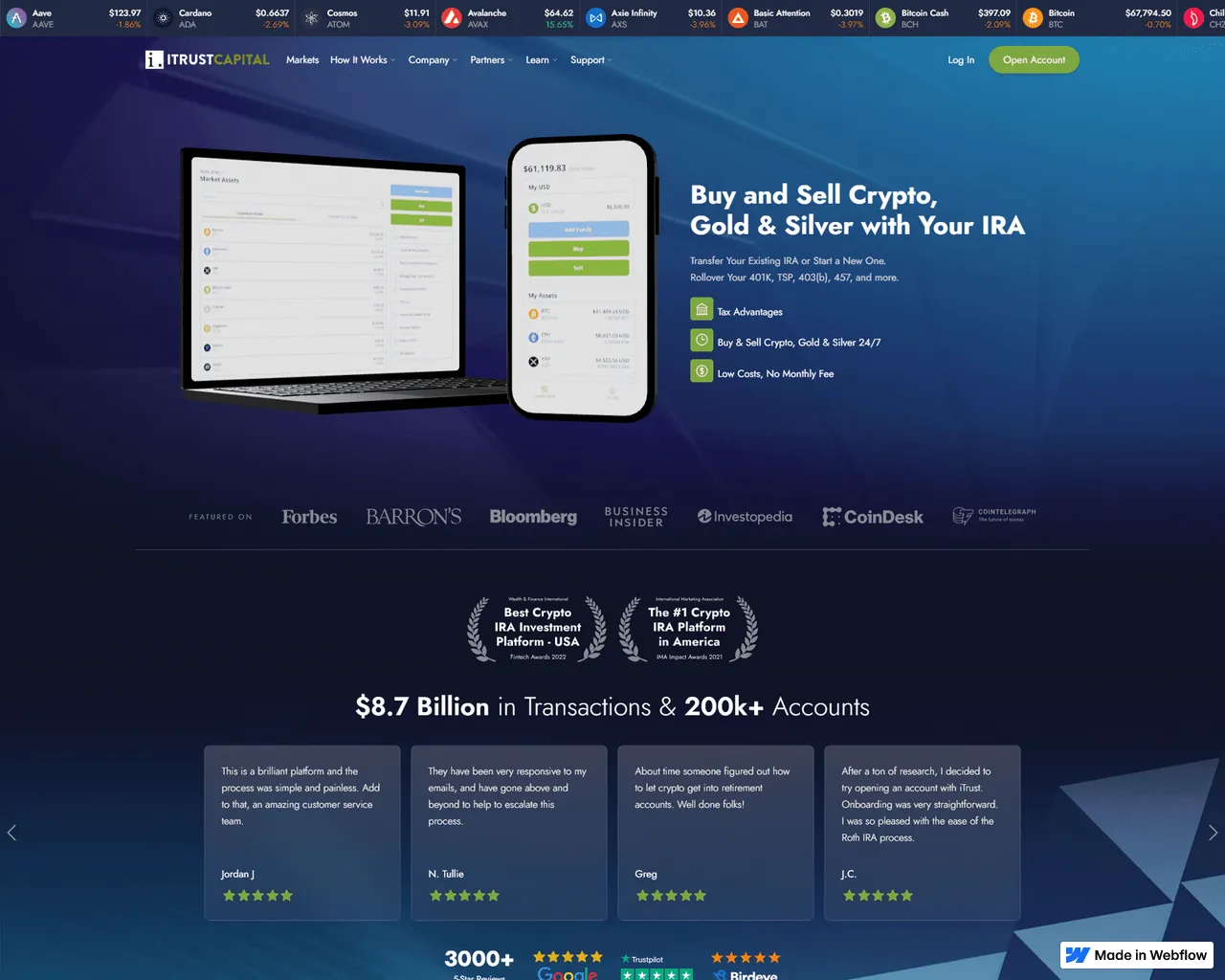 Screenshot of my-sso--itrustcapital--com-auth--sso.webflow.io