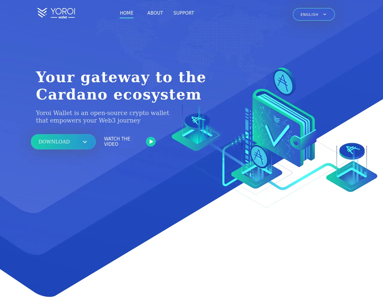 Screenshot of yoroy-wallet.com