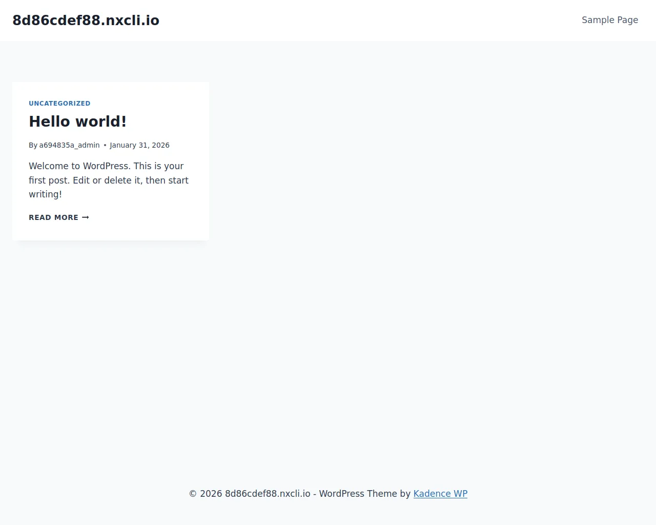 Screenshot of 8d86cdef88.nxcli.io