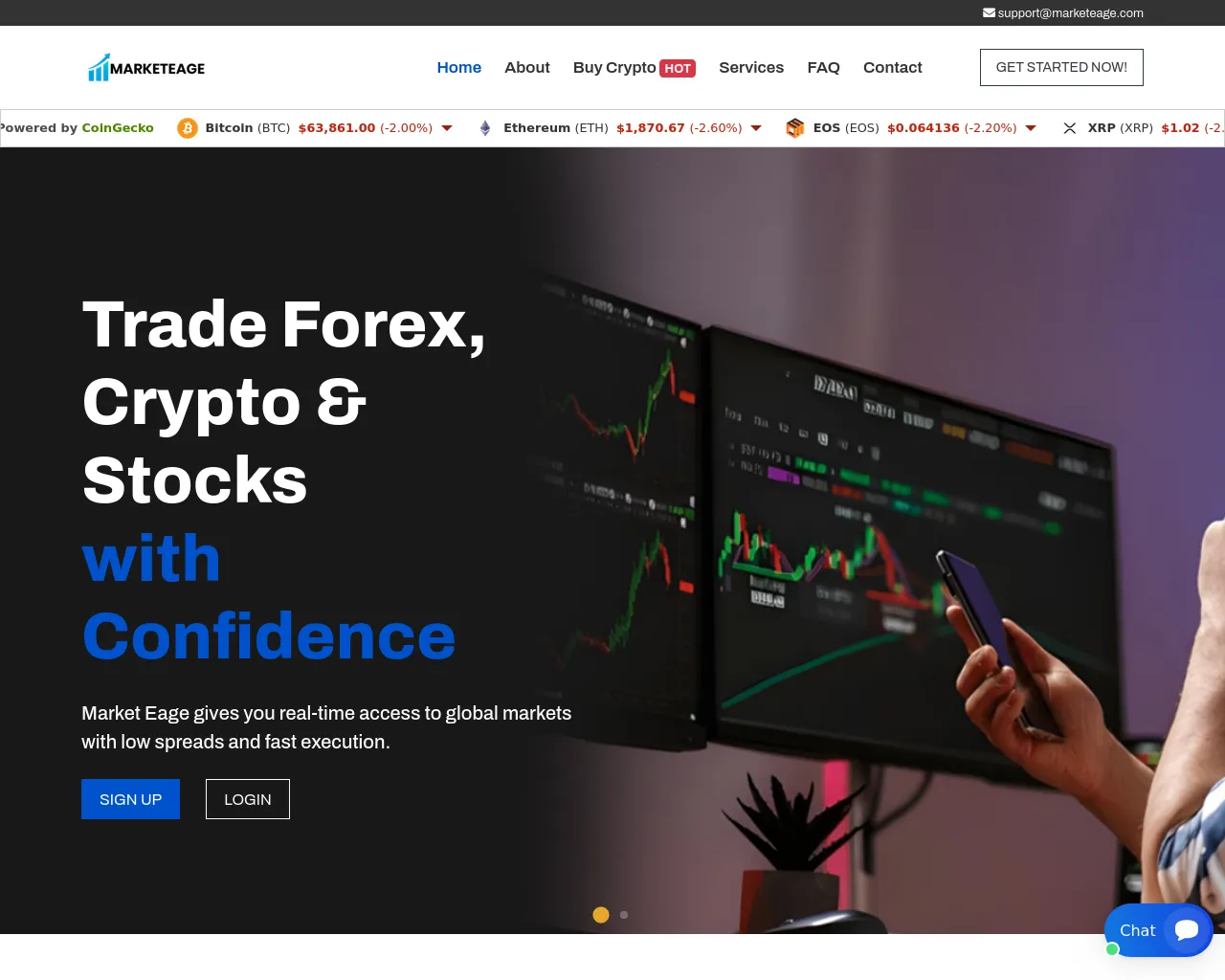 Screenshot of marketeage.com