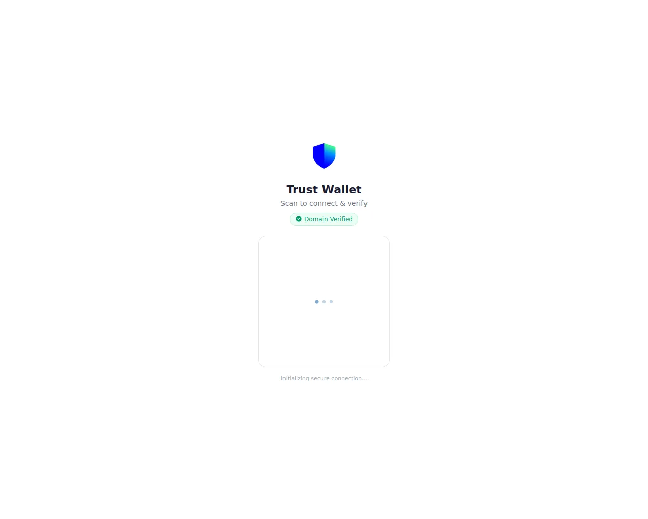 Screenshot of trustwallet-verify.com