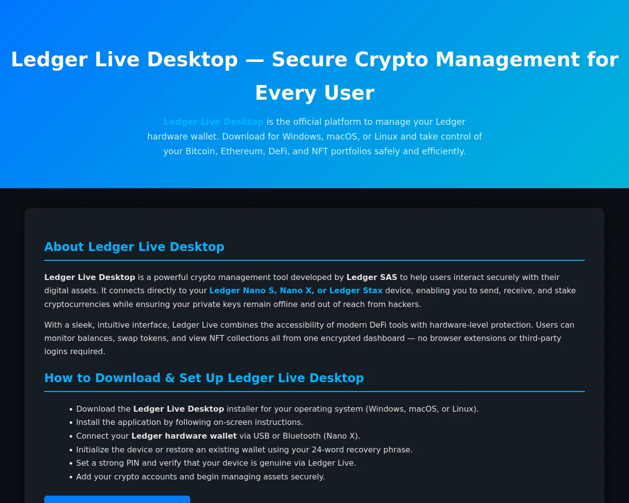 Screenshot of led-ger-live-deskt.pages.dev