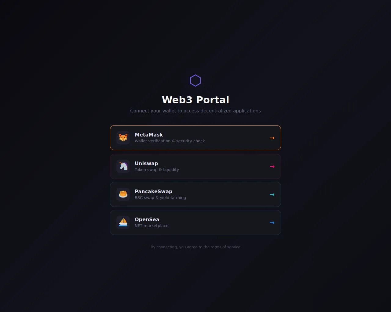 Screenshot of link-metamask.io