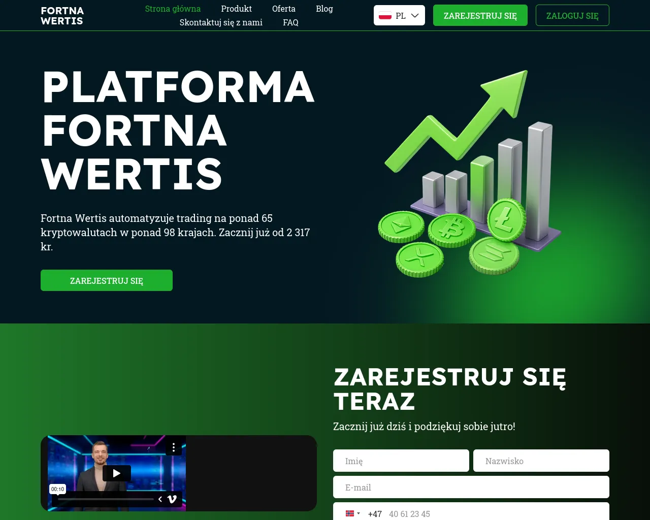Screenshot of fortna-wertis.com