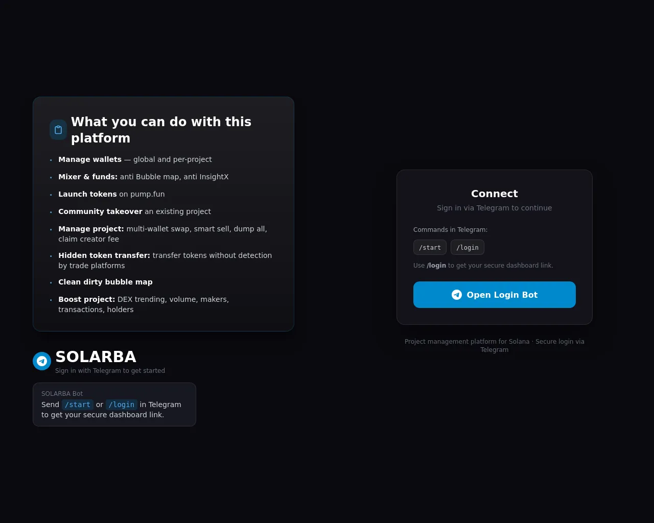 Screenshot of solarbabundler.com