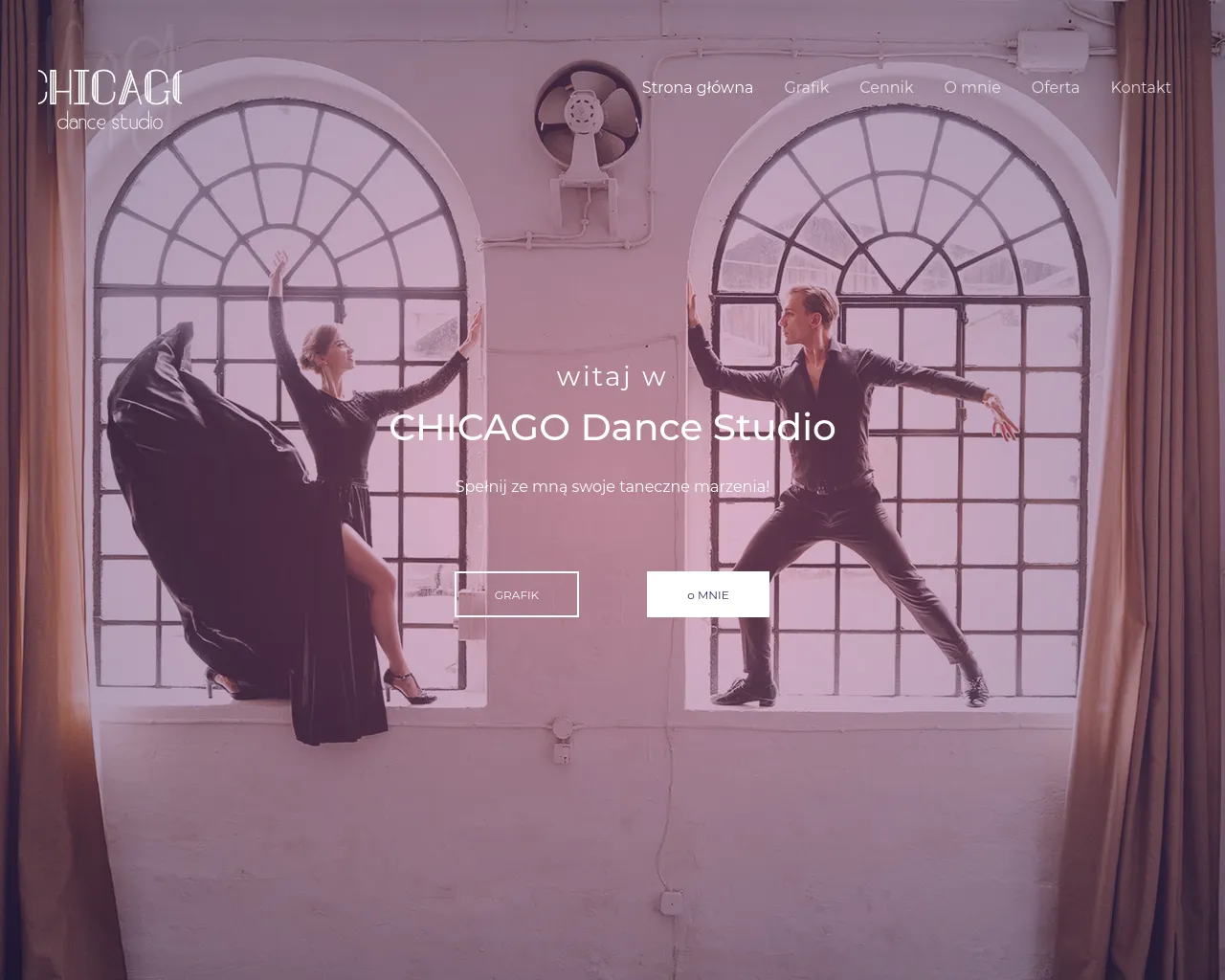 Screenshot of chicagodancestudio.live