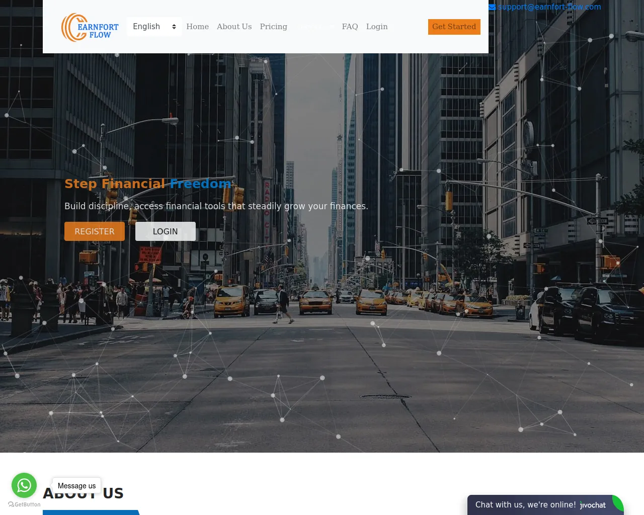 Screenshot of earnfort-flow.com