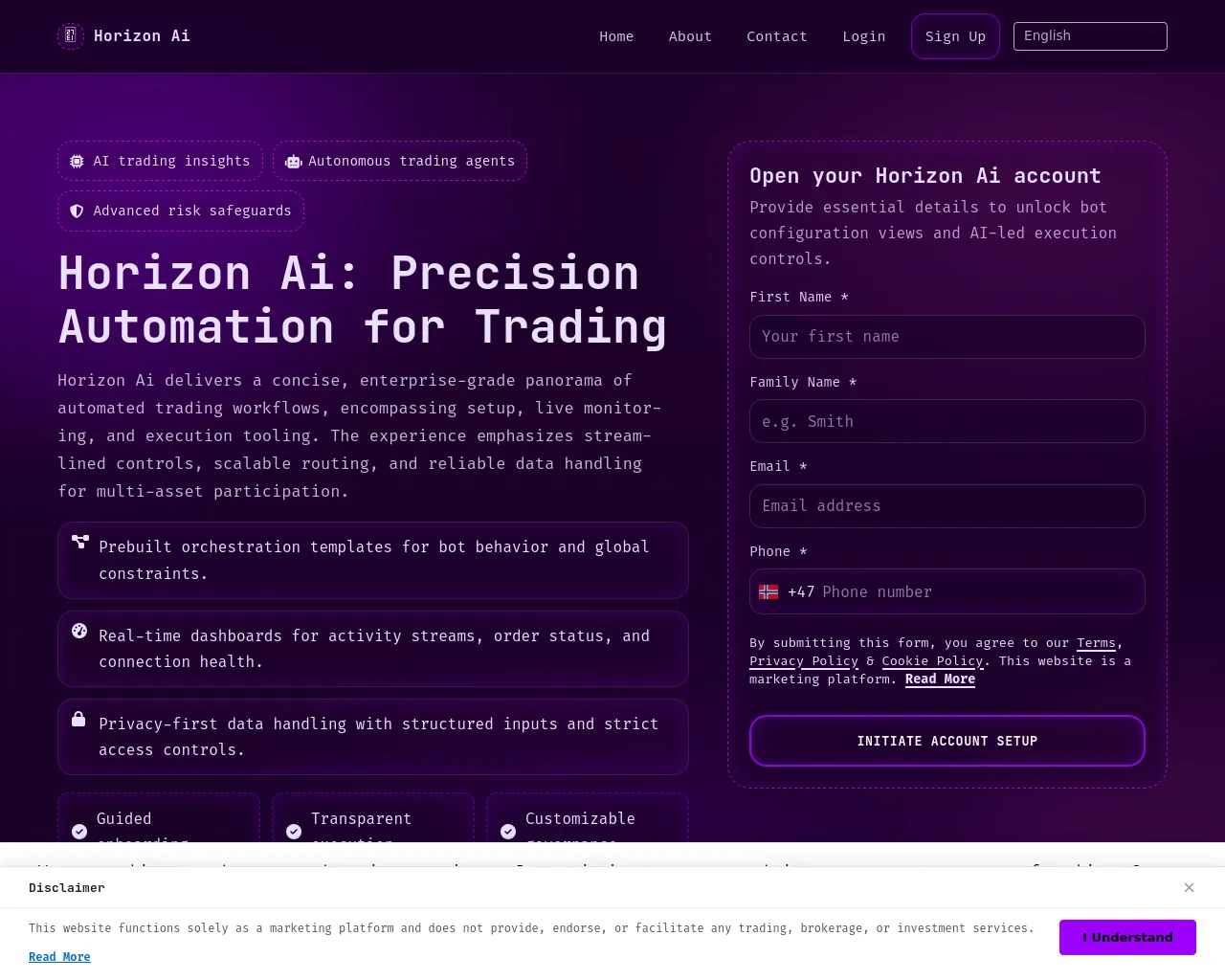 Screenshot of horizonai.shop