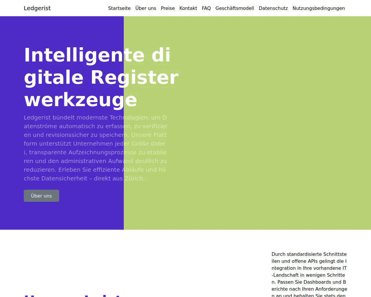 Screenshot of ledgeristhub.com