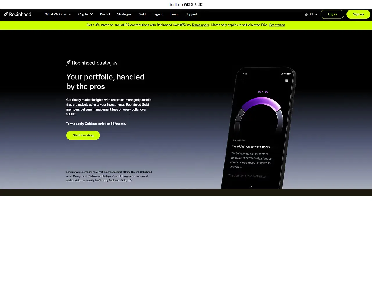 Screenshot of robnihoodcdn.wixstudio.com