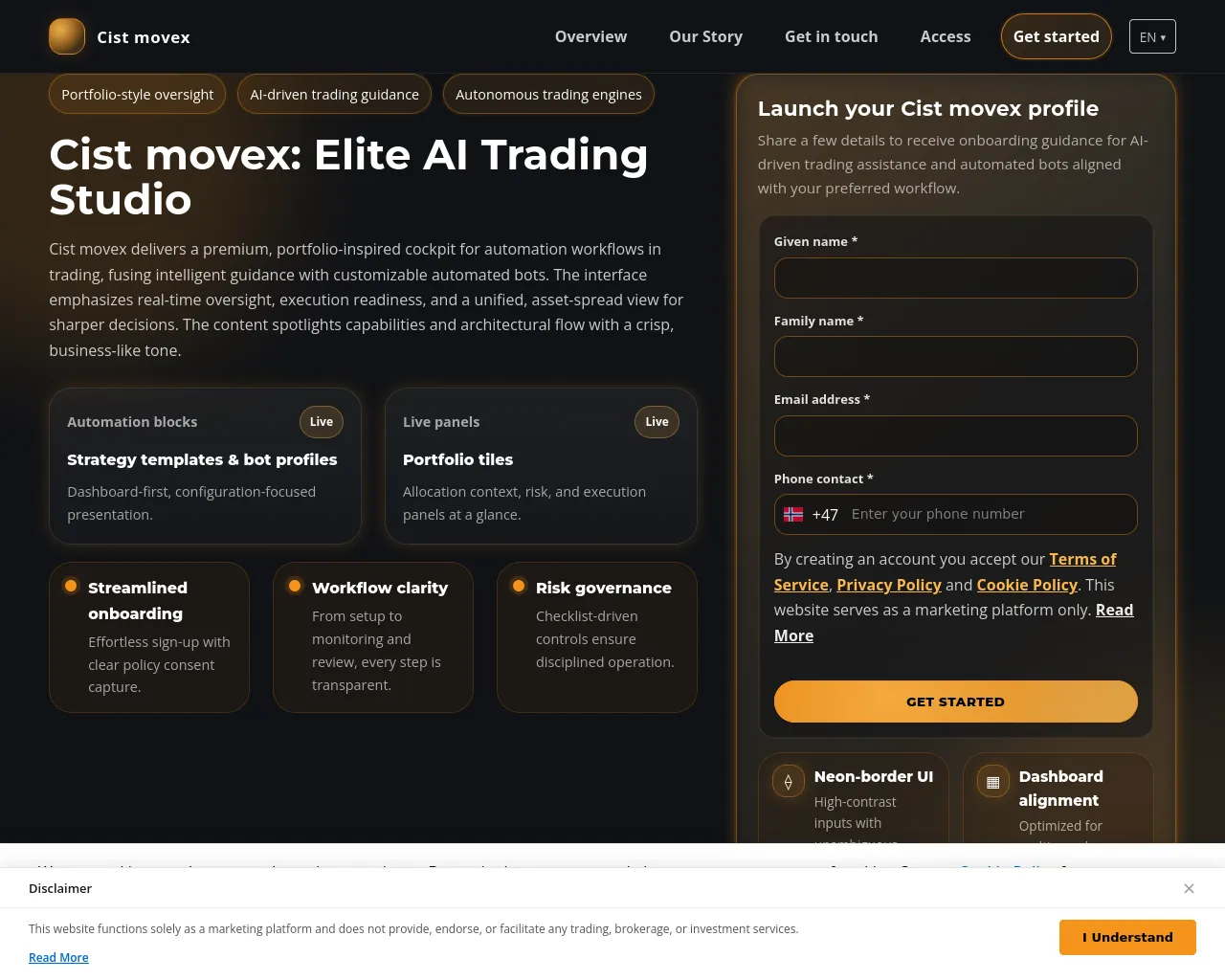 Screenshot of cistmovex.digital