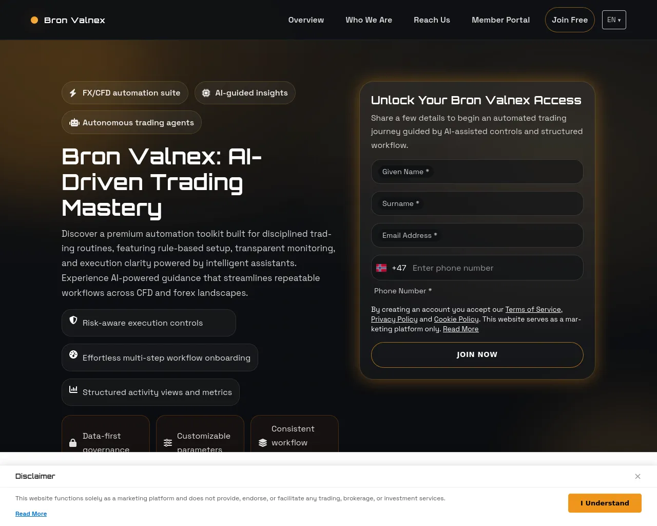 Screenshot of bronvalnex-system.com