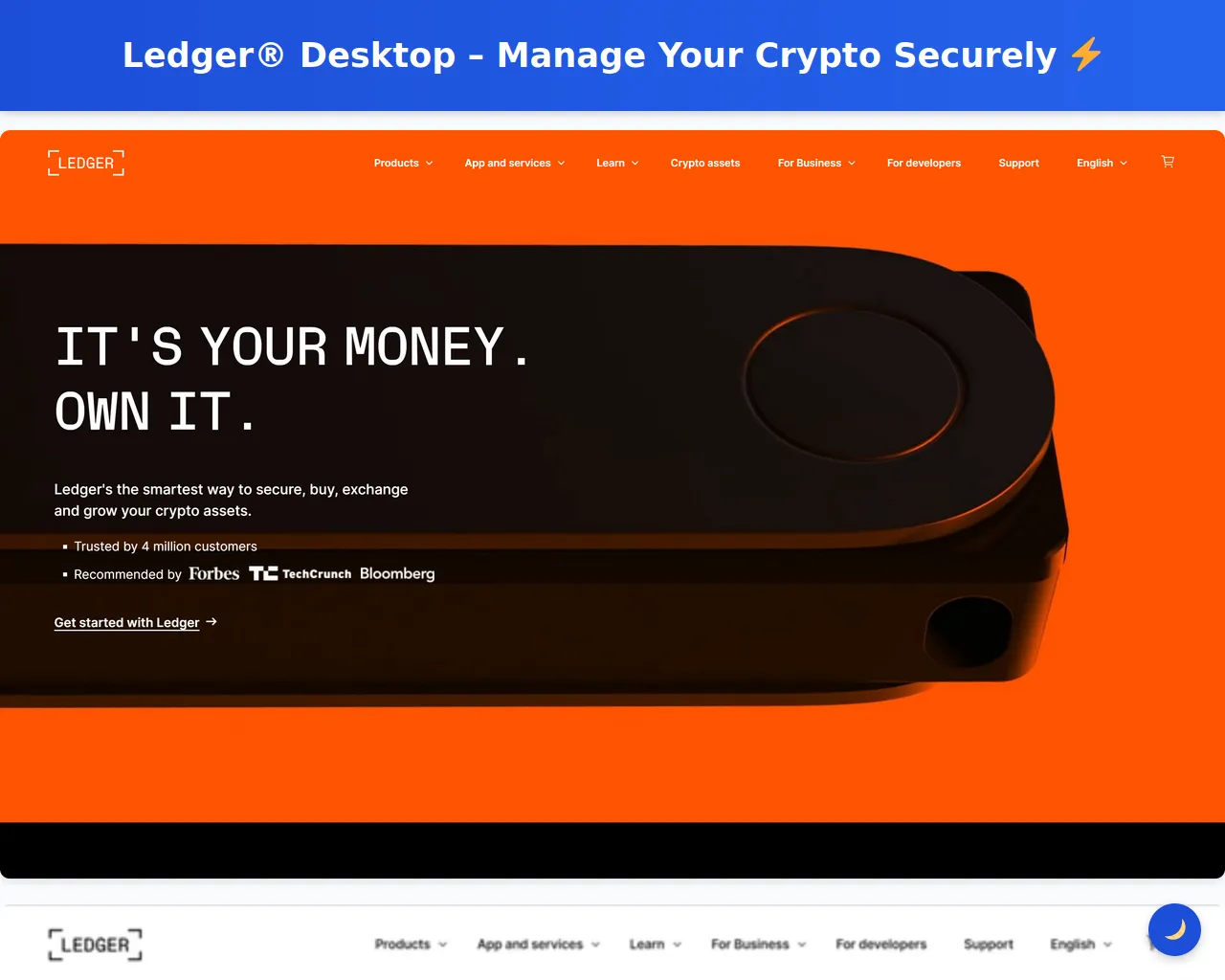 Screenshot of ledgrg.pages.dev
