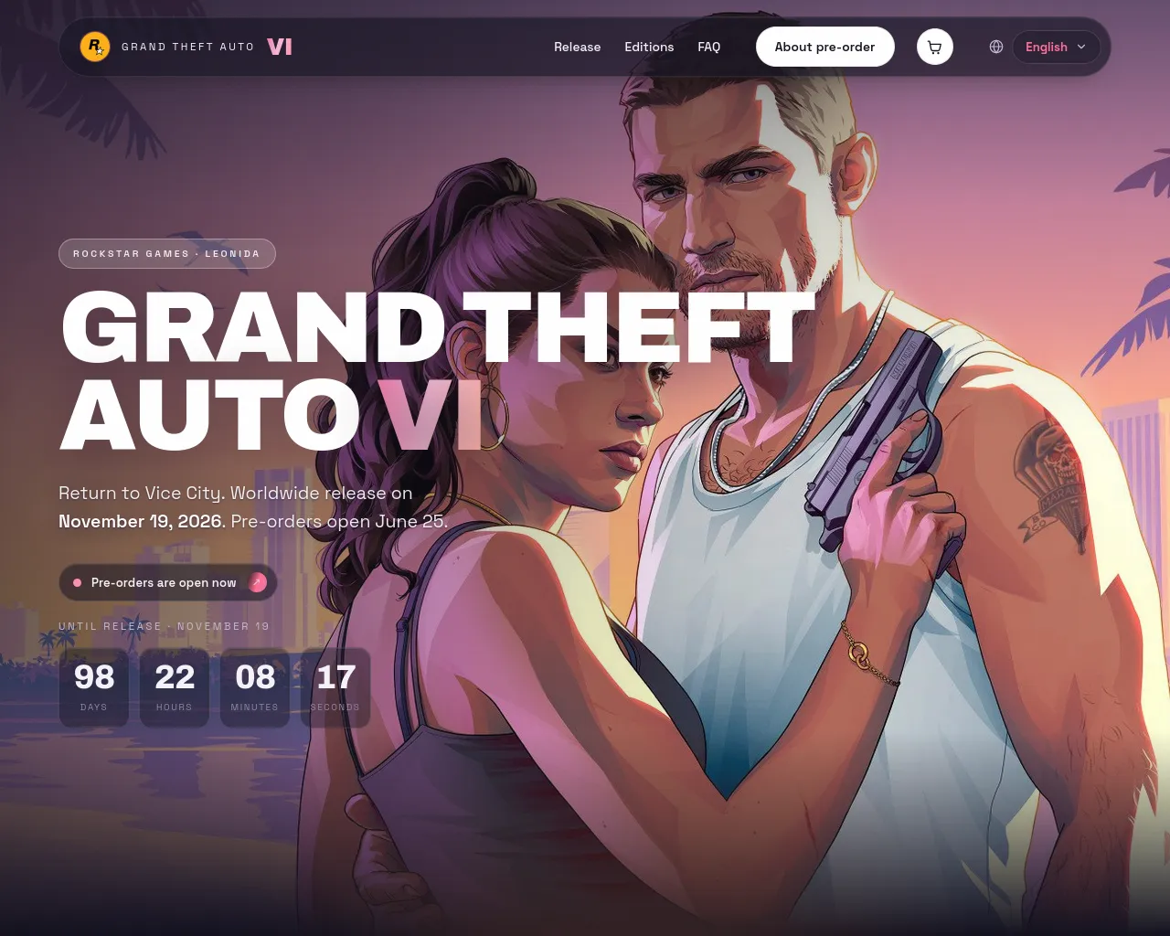 Screenshot of rockstoregta6.com