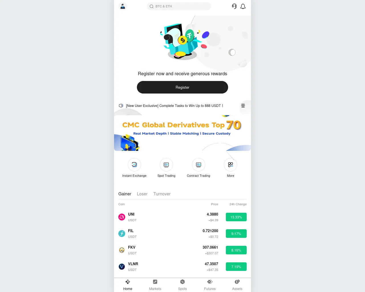 Screenshot of kronex.loan