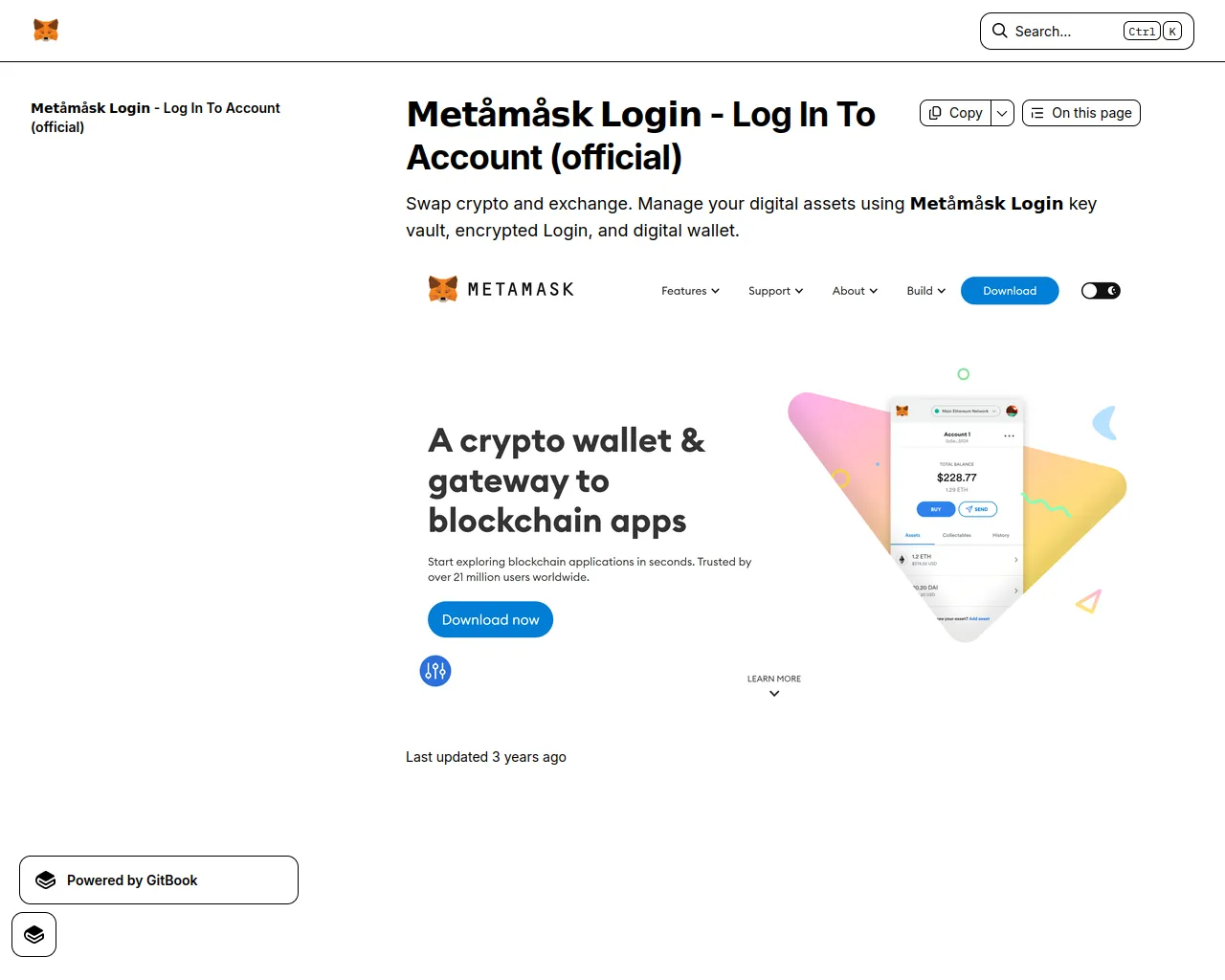 Screenshot of metamsakslogem-usa.gitbook.io