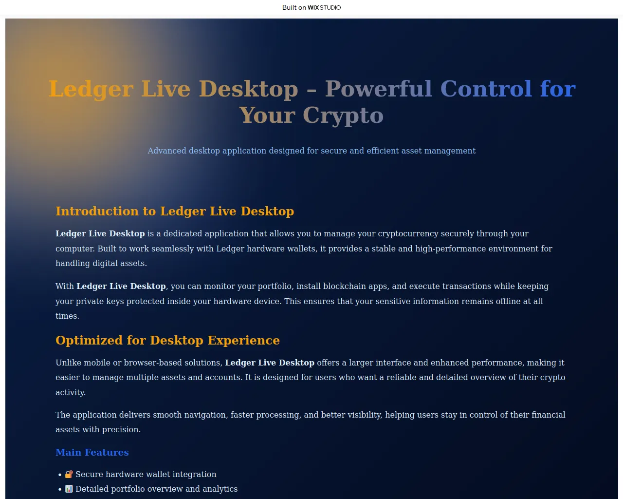 Screenshot of fact-desktop.wixstudio.com