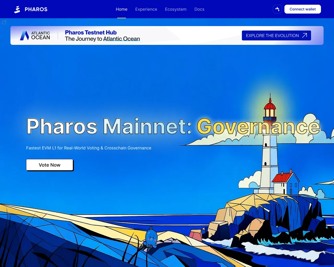 Screenshot of governance-pharos.xyz