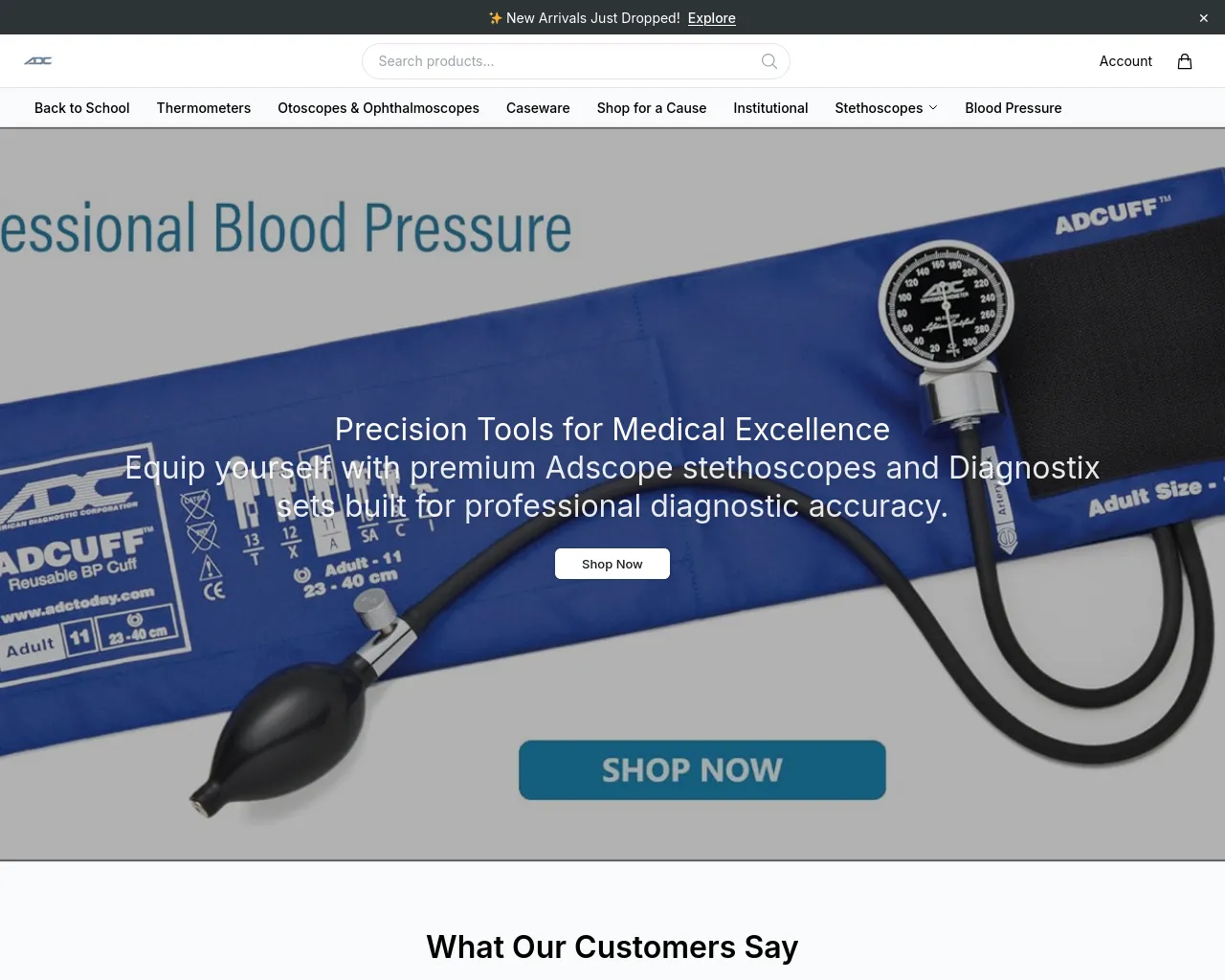 Screenshot of adcstore.shop