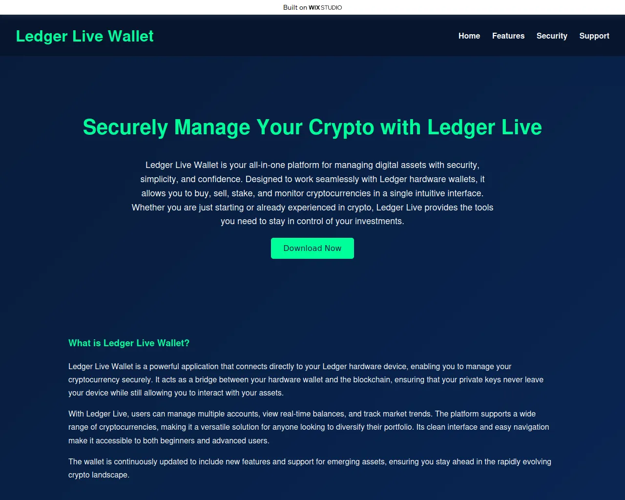 Screenshot of home-page-applive.wixstudio.com