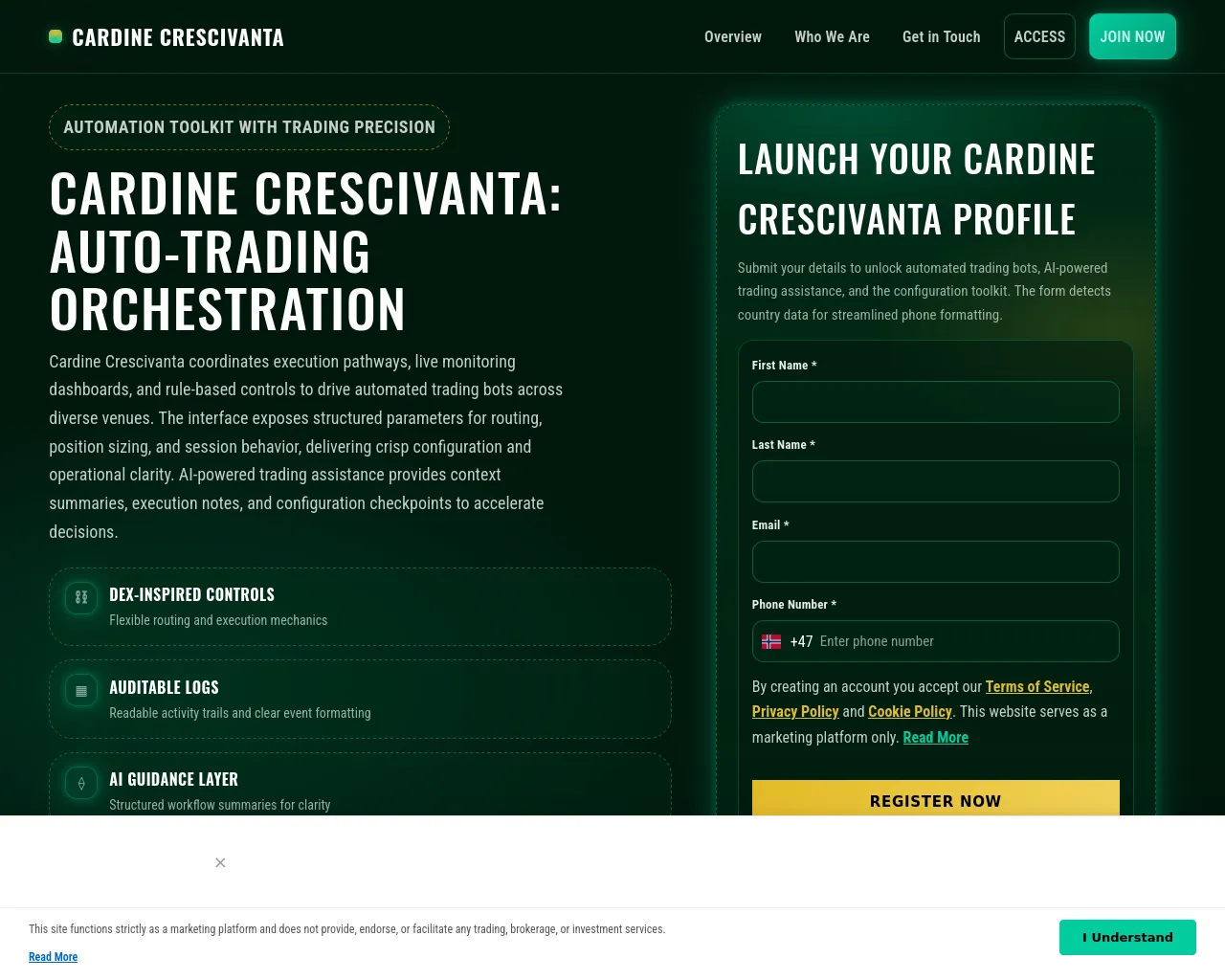 Screenshot of cardinecrescivanta.shop