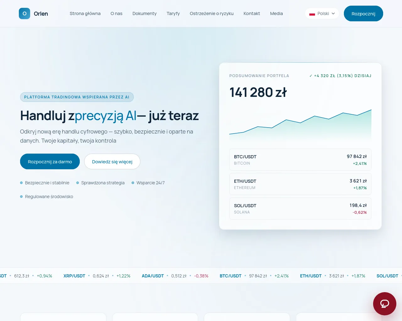 Screenshot of orlen-official.org