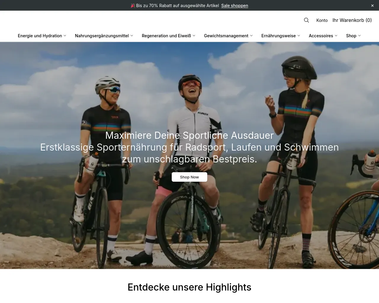 Screenshot of 4endurancestore.shop