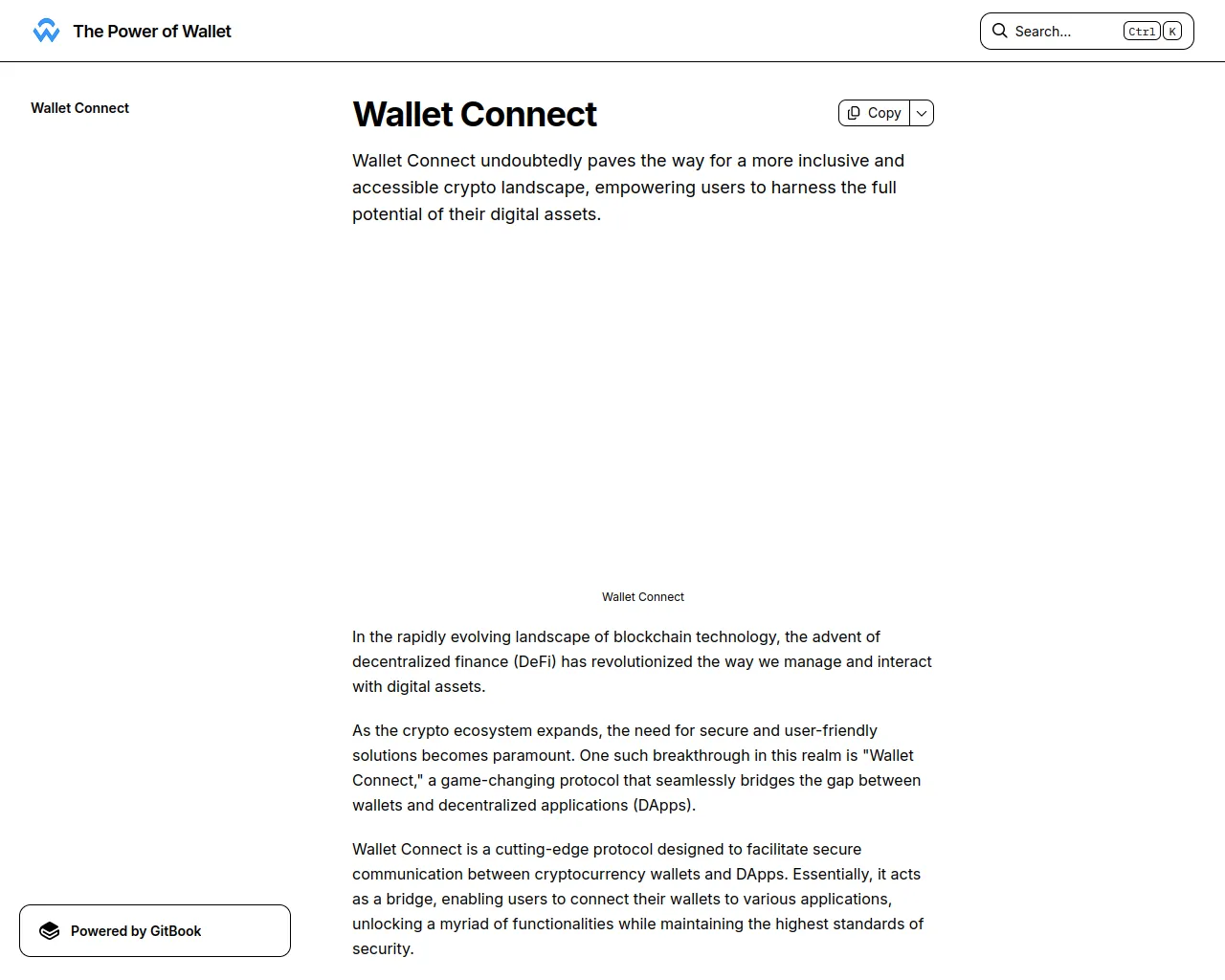 Screenshot of wallet-connectz.gitbook.io