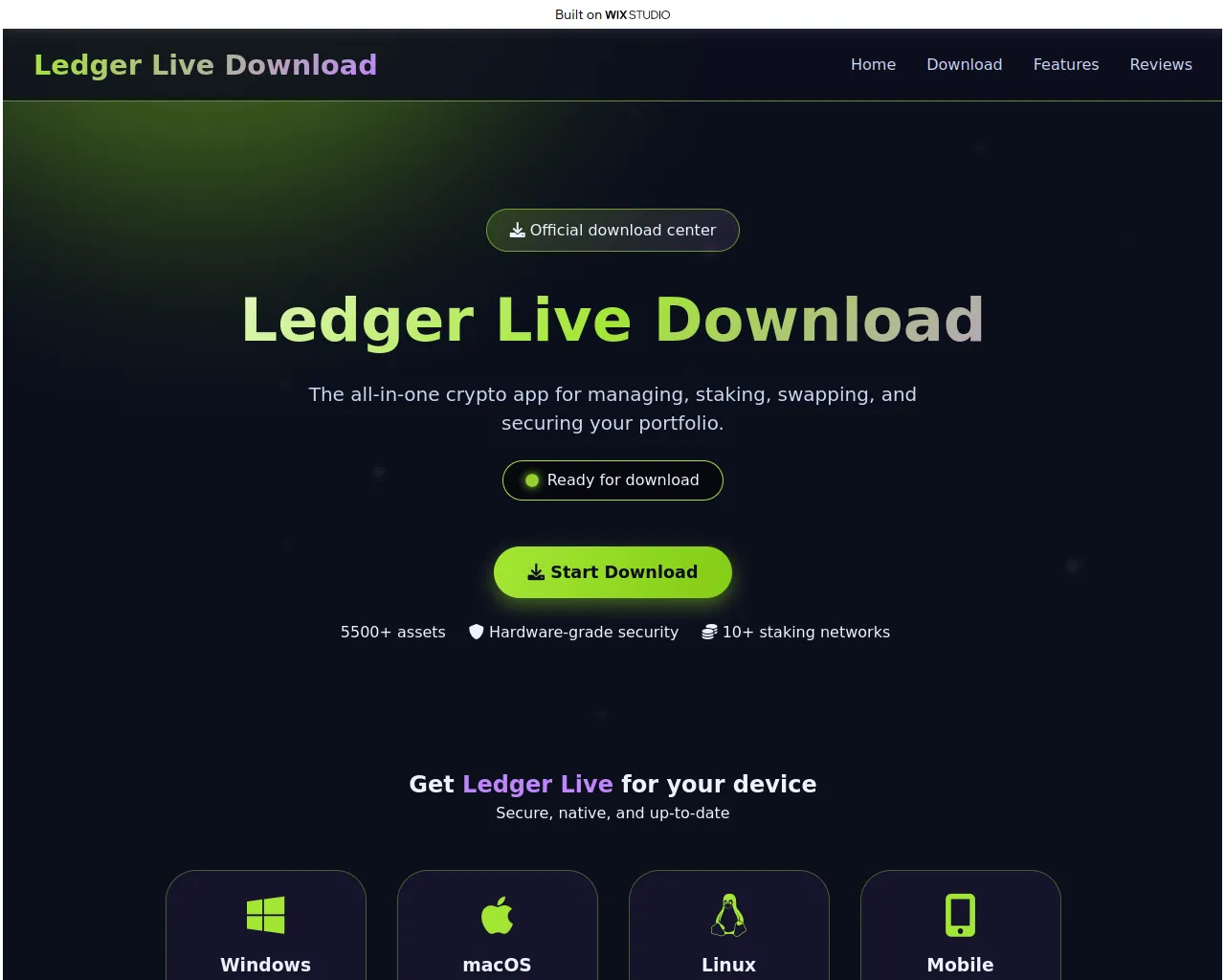 Screenshot of edge-liveapp.wixstudio.com