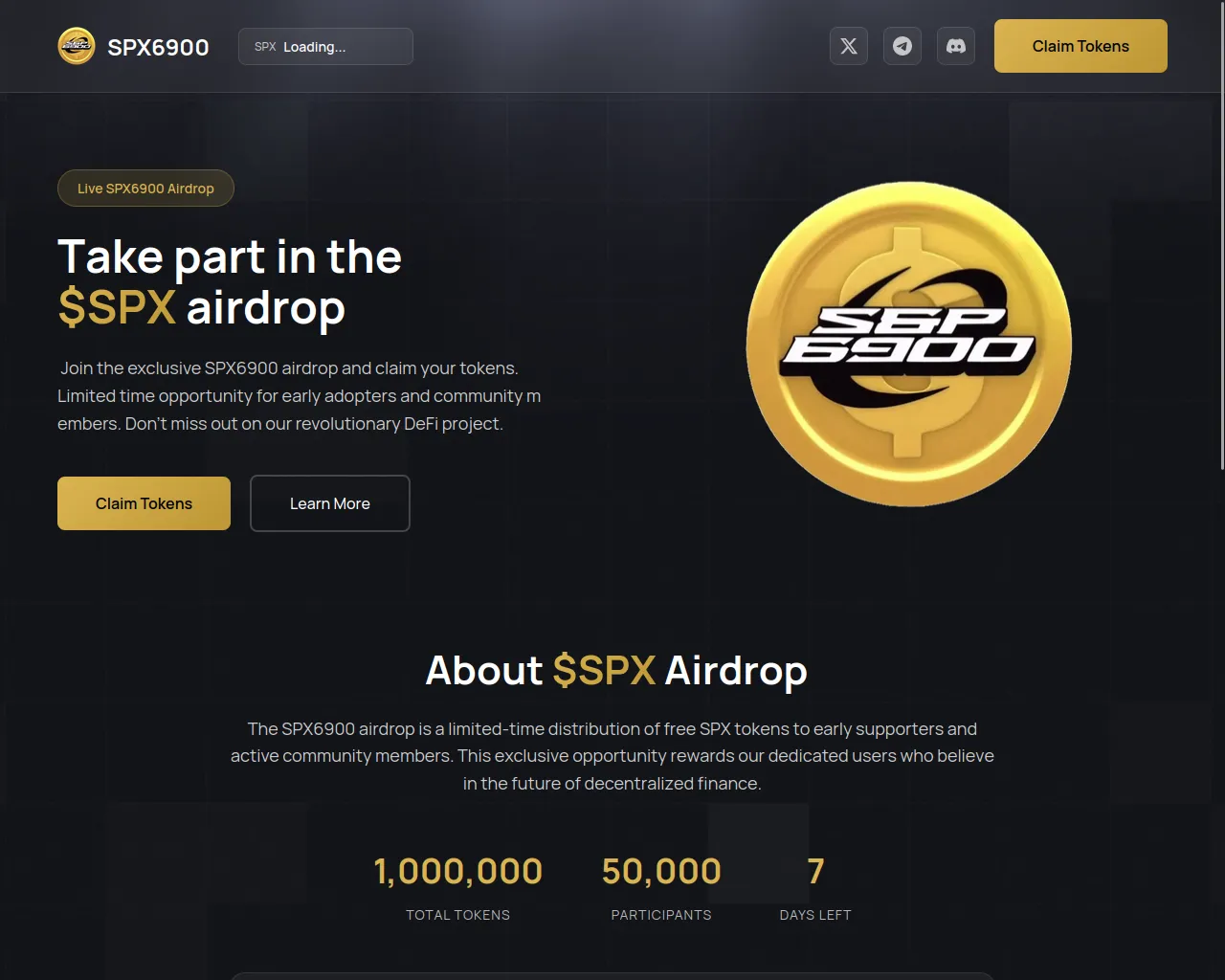 Screenshot of claim-spx6900.org