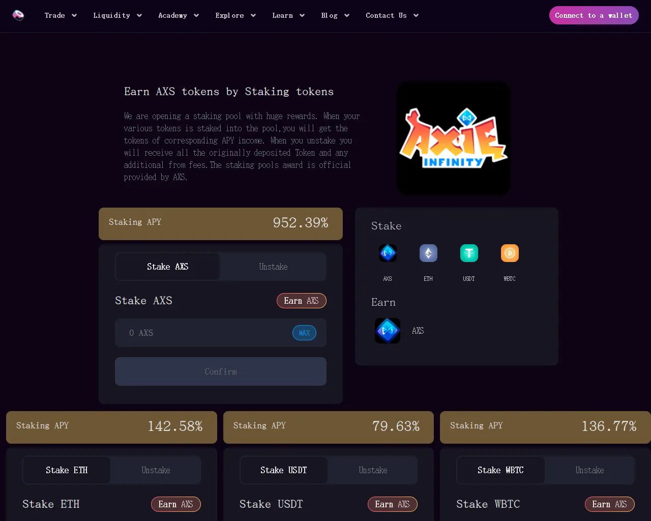 Screenshot of axs-sushi.xyz