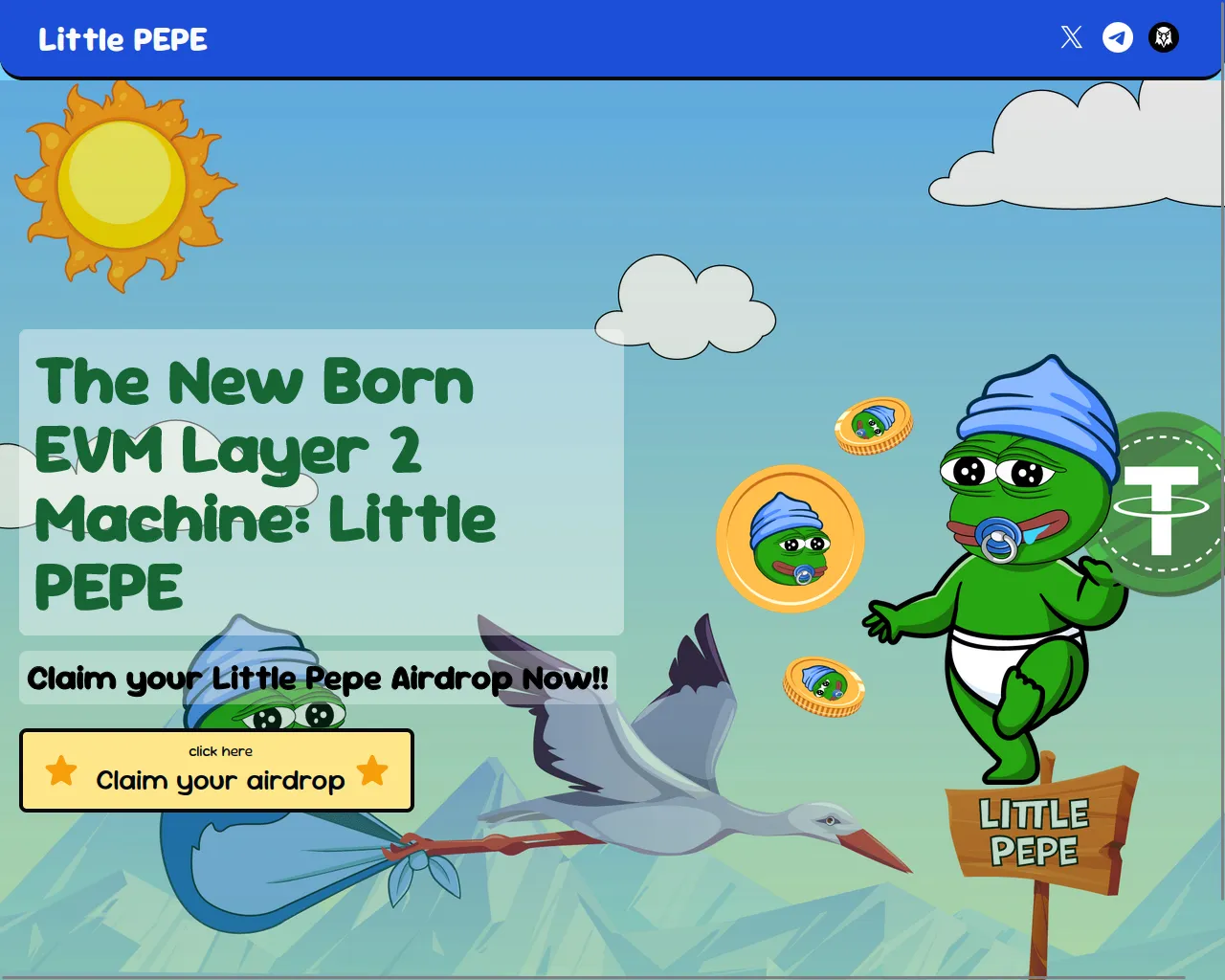Screenshot of littlepepegift.co