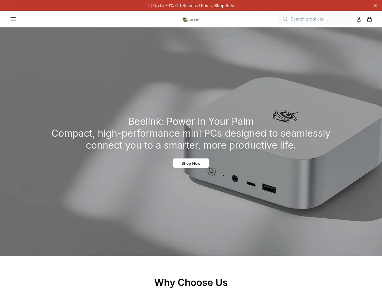 Screenshot of aetherware.shop