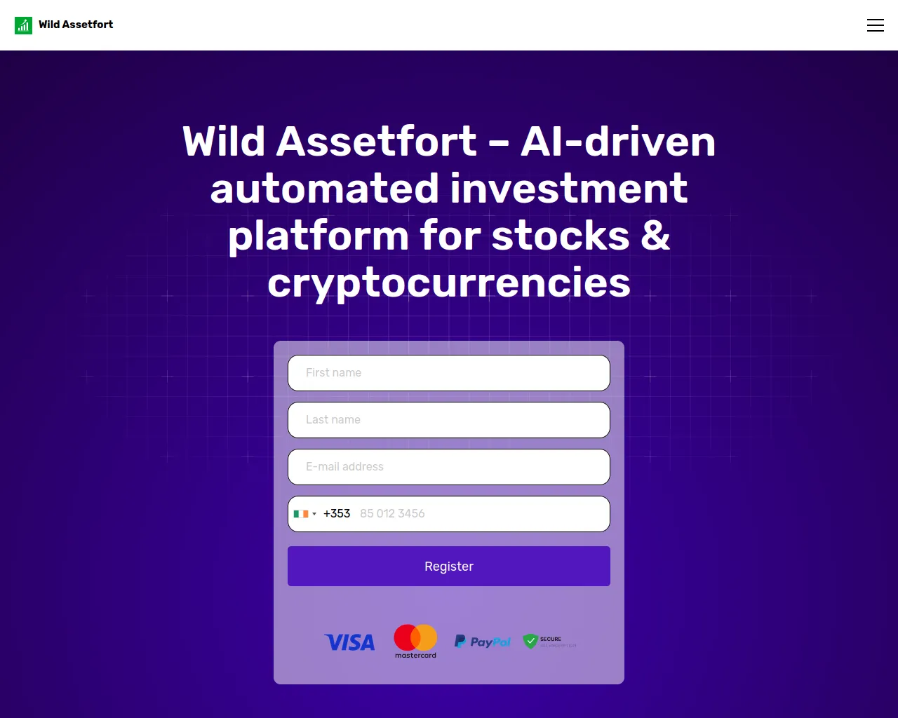 Screenshot of wild-assetfort.com