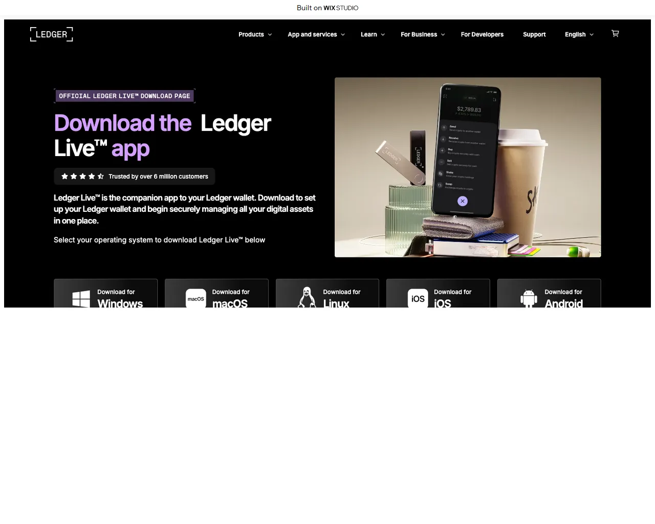 Screenshot of my-desktop-live.wixstudio.com